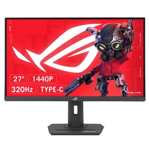 Asus 27' ROG STRIX USB Type-C HDR Gaming Monitor (XG27ACMS), Fast IPS, 2560 x 1440, 0.3ms, 320Hz, ELMB SYNC, G-Sync, VESA