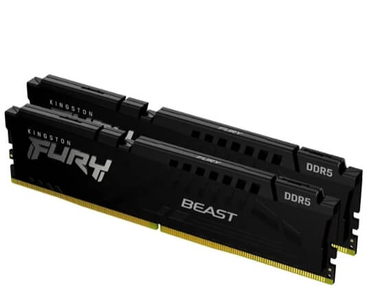 Kingston Technology FURY Beast 32GB 5200MT/s DDR5 CL40 DIMM (Kit of 2) Black