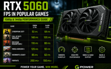 RTX5060 FPS in popular games – Best Build Around £1,500