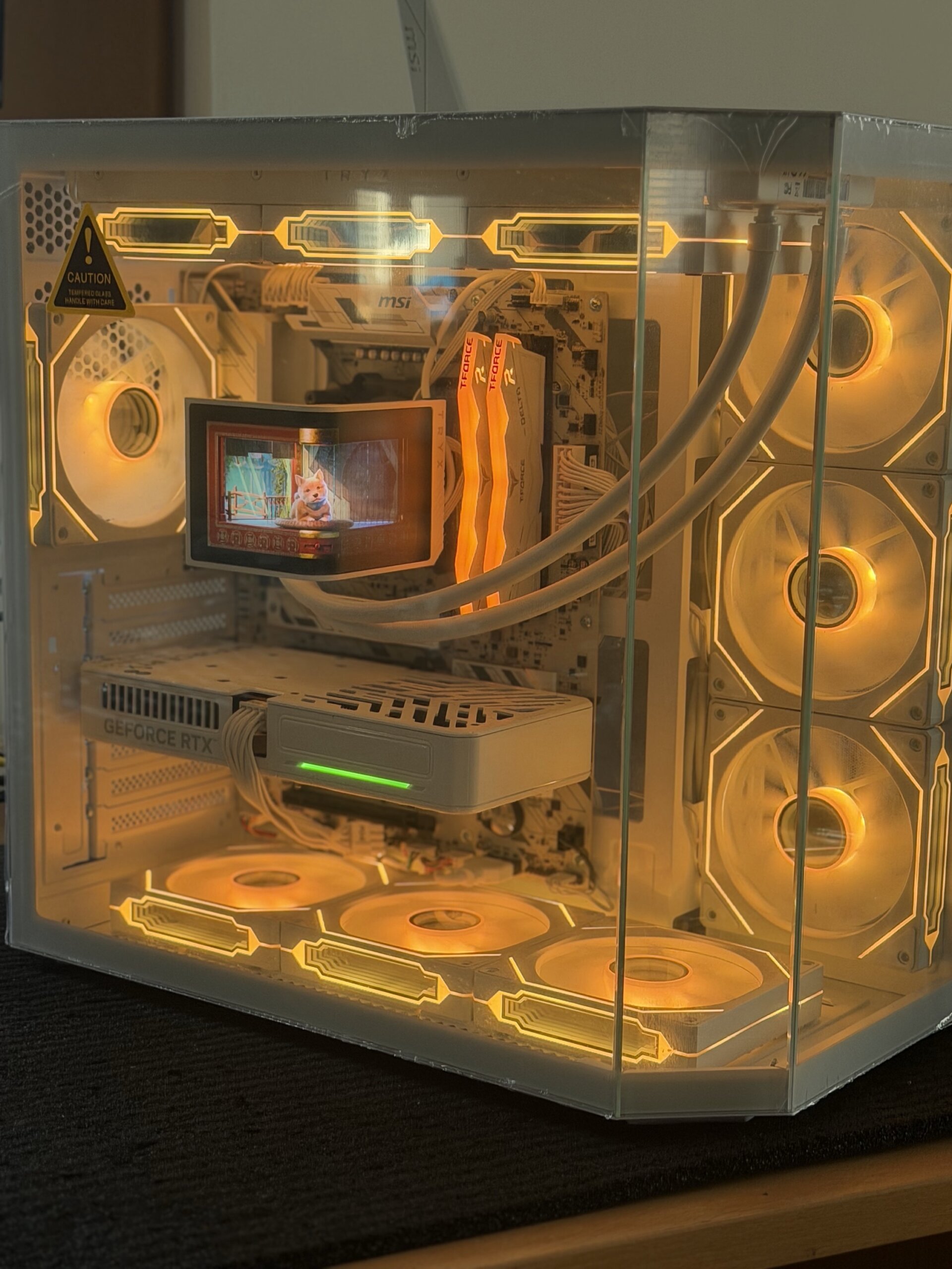 G Power Gaming PC "Snow Edge", Ryzen 5-7500X3D,32GB 6000mhz, 1TB , RTX5060 OC ,White