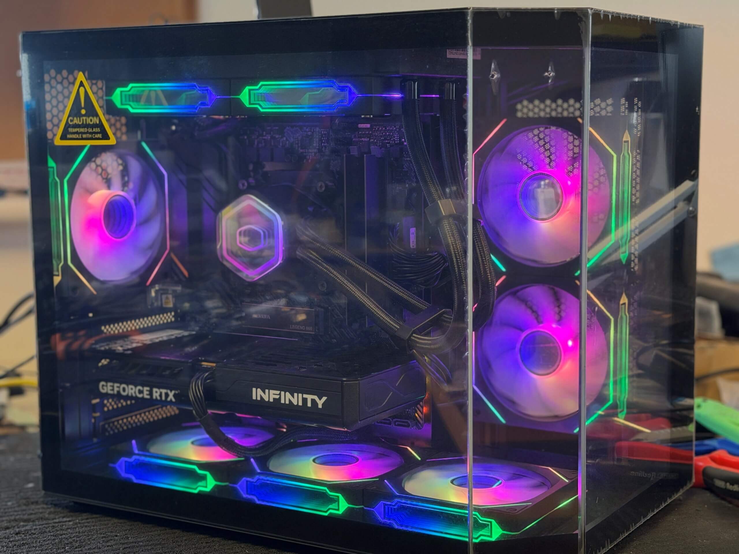 G Power Gaming PC "Lets Start" -Ryzen 5-5500,16GB DDR4,1TB m.2, RTX5060 8GB , 750W PSU , WiFi/BT, Win11Pro. 2 Years Warranty