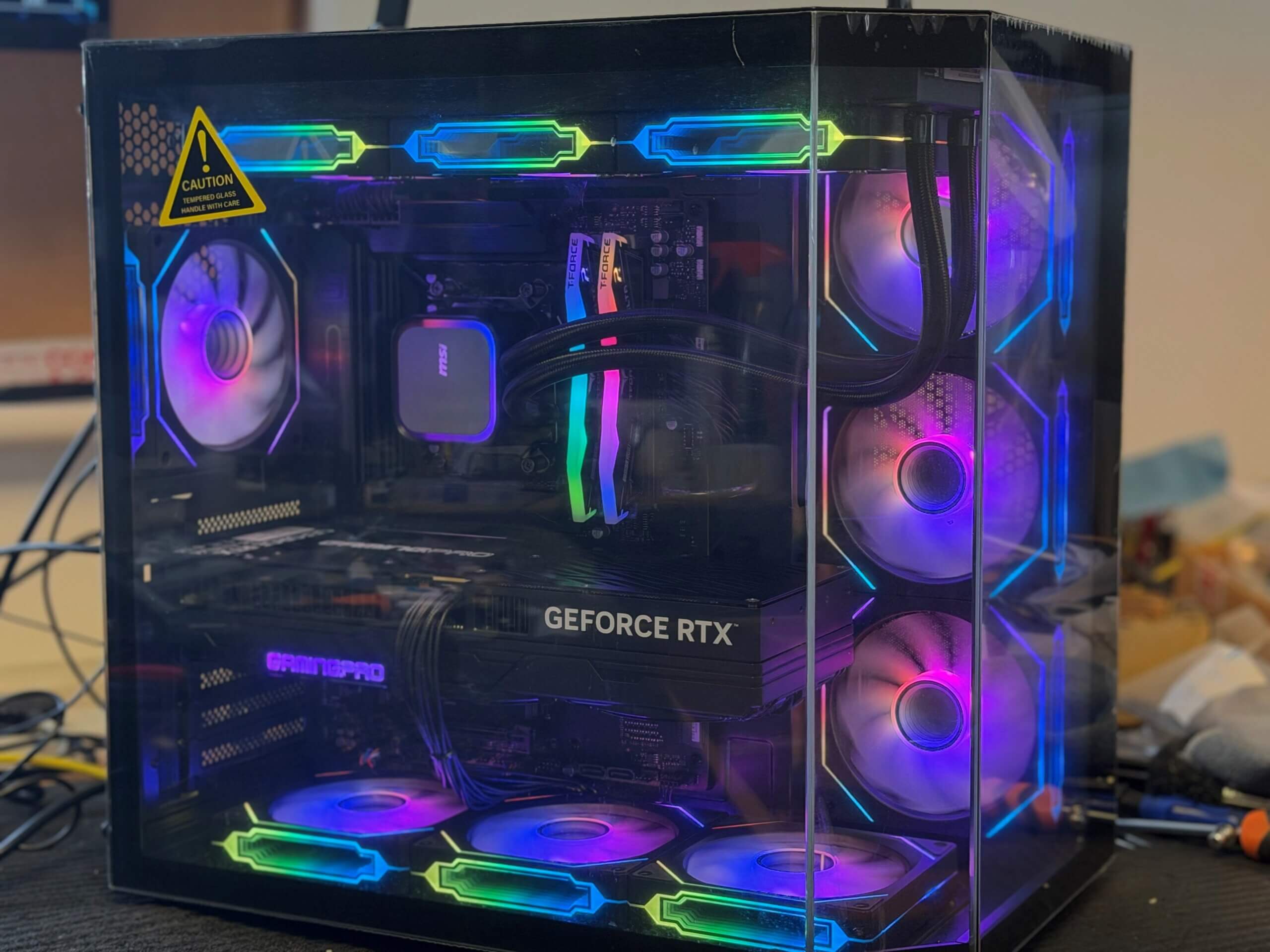 G Power Gaming PC Ryzen 7-9800X3D,32GB DDR5 ,1TB ,RTX5080 16GB ,Win11Pro